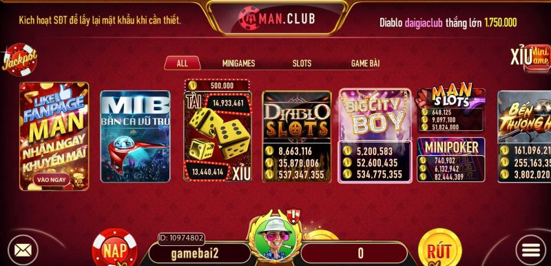 Tổng quan về cổng game Man Club